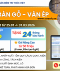 CÒN 02 NGÀY   ƯU ĐÃI Phần mềm Kinh Doanh Kho Gỗ, Ván Ép, TTV Software 