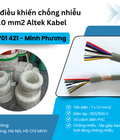 Cáp điều khiển có lưới chống nhiễu 7x1.0mm2 giao ngay Hồ Chí Minh, Bình Dương 