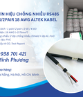 Cáp tín hiệu RS485 1 Pair/ 2 Pair 18AWG chống nhiễu   Giá tốt, sẵn kho Đà Nẵng 