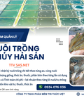 Phần mềm quản lý ao nuôi trồng thủy sản 