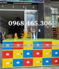 Tủ nhựa đựng balo cặp mầm non 