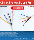 Cáp báo cháy 4 lõi chất lượng tiêu chuẩn cho hệ thống PCCC tại Huế, Quảng Trị 