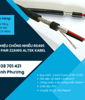 Cáp tín hiệu chống nhiễu RS485 1 Pair/ 2 Pair 22AWG   Giá tốt, sẵn kho, giao nhanh 
