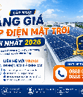 Cập Nhật Bảng Giá Lắp Điện Mặt Trời Mới Nhất 2026 