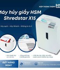 Máy hủy giấy HSM Shredstar X15 