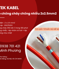 Cáp chống cháy chống nhiễu 2x2.5mm2 chất lượng cao cho công trình Cáp chống cháy chống nhiễu 2x2.5mm2 chất lượng cao cho công trình
