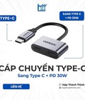 Cáp chuyển Type-C sang Type-C Audio PD 30W Cáp chuyển Type-C sang Type-C Audio PD 30W