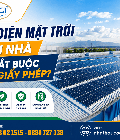 Lắp điện mặt trời mái nhà có bắt buộc xin giấy phép 