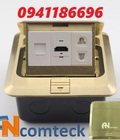 Sẵn số lượng Bộ đế âm sàn 1 ổ điện   HDMI  Lan hãng Ancomteck mã ACT-FL 