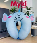 Gối kê cổ chữ U du lịch hạt xốp in hoạt hình vui nhộn siêu cute Gối kê cổ chữ U du lịch hạt xốp in hoạt hình vui nhộn siêu cute