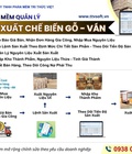 Phần mềm quản lý sản xuất chế biến gỗ - ván 