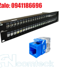Phân phối Patch panel 48 cổng Cat6 UTP 2U mã ACT-48S2U, ACT-JK28-C6-US chính hãng ANCOMTECK 