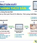 Phần mềm kế toán, tính giá thành chế biến thủy sản 
