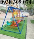 Xích đu 3 dạng mầm non 8 chỗ ngồi Xích đu 3 dạng mầm non 8 chỗ ngồi