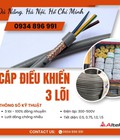 Cáp Điều Khiển 3x1.0 Chống Nhiễu Chính Hãng Tại Đà Nẵng, Bình Định, Gia Lai Cáp Điều Khiển 3x1.0 Chống Nhiễu Chính Hãng Tại Đà Nẵng, Bình Định, Gia Lai