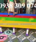 Bục sân khấu nhựa lắp ghép mầm non, sàn bục sân khấu cho mầm non bằng nhựa 
