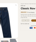 Classic Raw Denim Jeans   Quần Jean Denim Nam Bền Đẹp, Dễ Phối Đồ 