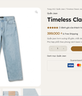 Timeless Classic Jeans   Quần Jean Form Suông Trẻ Trung, Dễ Phối Đồ 