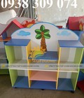 Kệ đựng đồ chơi học liệu mầm non, kệ đồ chơi mầm non 