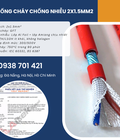 Cáp chống cháy chống nhiễu 2x1.5mm  cho hệ thống PCCC Hồ Chí Minh, Gia Lai 