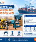Thủ tục nhập khẩu máy khoan cầm tay, máy khoan các loại 