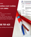 Cáp chống cháy chống nhiễu 2x1.0mm  sẵn kho, phân phối toàn quốc 
