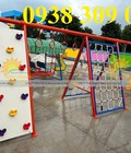 Thang leo cầu trượt xích đu liên hoàn, thang leo vận động mầm non 