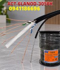 Cáp mạng CAT6 UTP ngoài trời có dây chịu lực mã ACT-6LANOD-305BK hãng  ANCOMTECK 