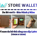 Ví da bò sáp cao cấp V3802 Giao hàng tận nơi 388k 