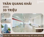 Cho thuê văn phòng mặt tiền Trần Quang Khải, Quận 1, DT 85m2, giá chỉ 33 Triệu / tháng