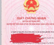 1 Cần bán nhà mặt tiền đường 33, Phường 10, Quận 6 TPHCM. Đường vào chợ An Dương Vương Q6.