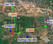 Cần bán nhanh lô đất 5768m2 Hải Ninh, cách cao tốc chỉ 1,3km, có đường