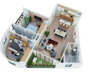 Giá chủ đầu tư căn góc view sông 2PN, 2WC giá 2.1 tỷ 85m2 - 0965172574