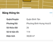 7 Bán nhà đường Liên Khu 4 - 5, P. Bình Hưng Hòa B, Q. Bình Tân