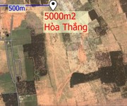 Kẹt tiền bán gấp lô đất 5000m2 xã Hòa Thắng, gần đường ra Bàu Trắng