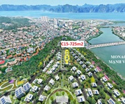 Bán gấp ô đất biệt thự Monaco Hạ Long 725m2, hướng Đông Nam đường đôi