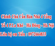 Chính chủ cần bán nhà tại tổ 4, phường la khê, quận hà đông