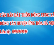Bán đất thôn Đồng Xung, xã Đồng Tân, Ứng Hoà, Hà Nội
