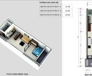 Bán căn hộ chung cư 45m2 1 phòng ngủ, toà B vinaconex