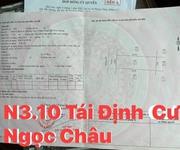 Em bán cắt lỗ lô đất n3.10 hướng tây trục đường to nhất khu tái định cư ngọc châu