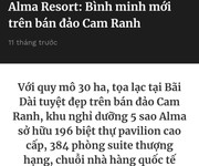 3 Chính Chủ Cần Chuyển Nhượng Gấp Hđ Sở Hữu Kỳ Nghỉ Tại Alma Resort 5 , Bãi Dài, Cam Lâm, Khánh Hoà.