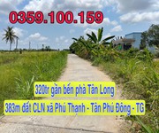 320tr có 383m2 đất gần bến Phà Tân Long, Tân Phú Đông, TG