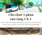 4 Cho thuê mặt tiền và tầng 4 tại trung tâm thành phố Ninh Bình