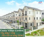 1 Biệt thự 135m xây dựng sẵn 3 tầng đẹp ngay trung tâm thủ đô giá chỉ 6,x tỷ tại kđt centa vsip