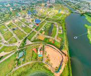 Bán lô nền 2MT biệt thự FPT City nằm trên trục Bắc Nam. Diện tích 366m2, view sông