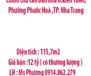 Chính chủ cần bán nhà đường kiến thiết, phường phước hoà ,thành phố nha trang