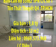 Bán căn hộ 33m2 1pn c/c số 1 tôn thất thuyết q4 .tp.hcm