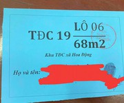 Tái định cư Hoa Động Thủy Nguyên đẹp long lanh không lỗi lầm nhỏ : Vị trí 06 TDC 19. Diện tí