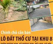 Bán lô đất thổ cư tại khu 8 thôn hoàng kim, xã hoàng kim, mê linh, hà nội.