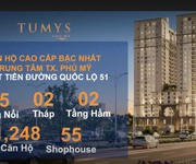 1 Căn hộ cao cấp tumys phú mỹ - chỉ cần thanh toán 450tr đến khi nhận nhà, chiết khấu hấp dẫn ngay sự